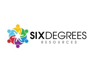 Six Degrees Resources logo design by nexgen