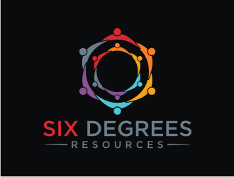 Six Degrees Resources logo design by Franky.