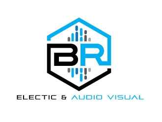 BR Electric & Audio Visual logo design by REDCROW
