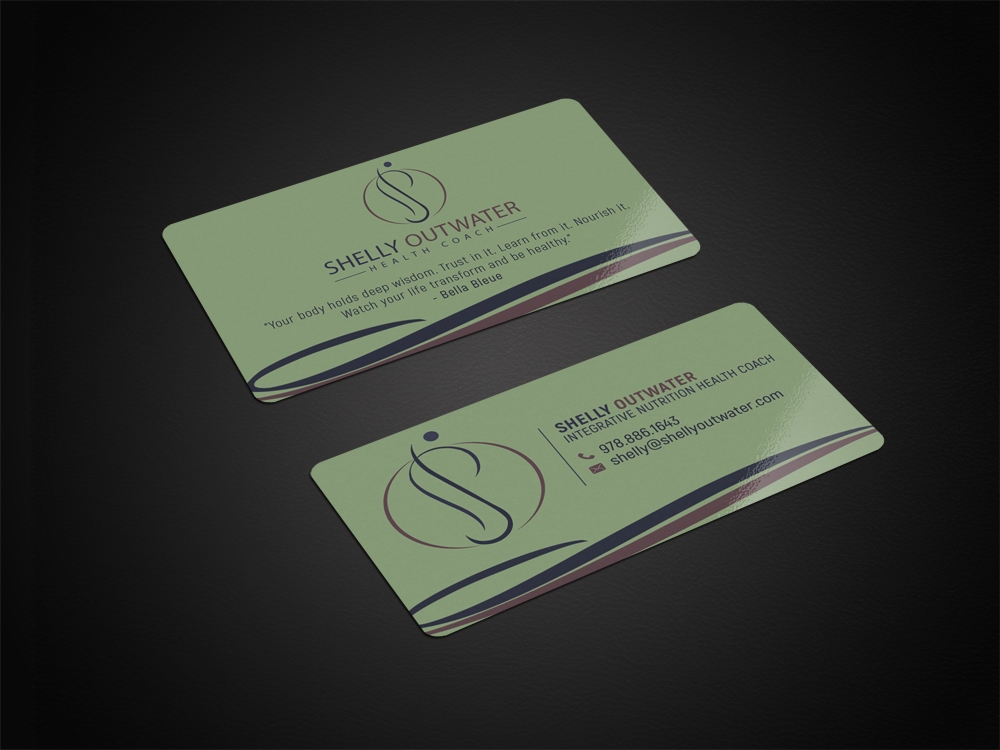 Shelly Outwater Health  and Vitality Coach logo design by aamir