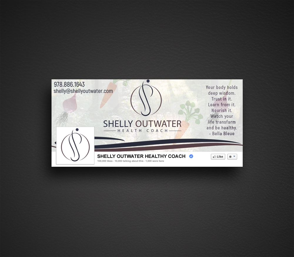 Shelly Outwater Health  and Vitality Coach logo design by aamir