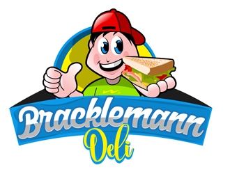 Bracklemann Deli logo design by DreamLogoDesign