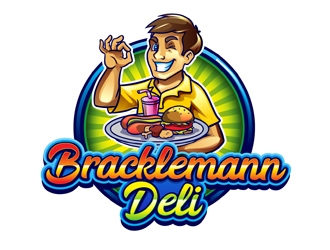 Bracklemann Deli logo design by DreamLogoDesign
