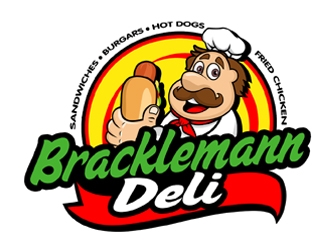 Bracklemann Deli logo design by ingepro