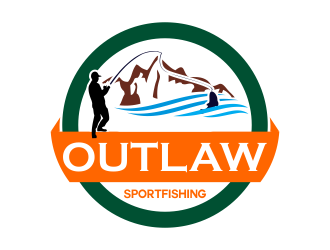 OUTLAW SPORTFISHING logo design by done