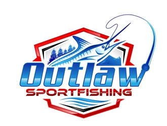 OUTLAW SPORTFISHING logo design by DreamLogoDesign