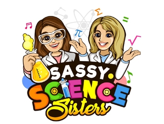 Sassy Science Sisters logo design by veron