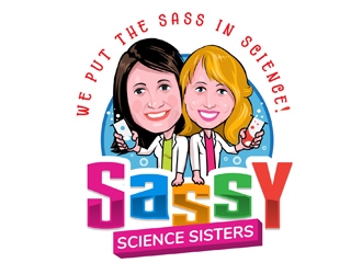 Sassy Science Sisters logo design by DreamLogoDesign