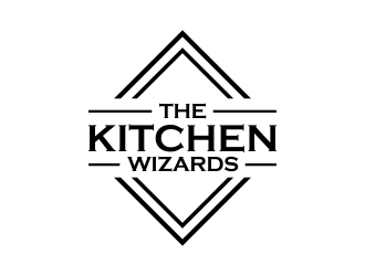 THE KITCHEN WIZARDS logo design by done