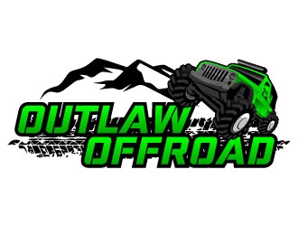Outlaw Offroad logo design by daywalker