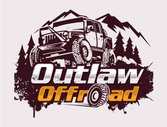 Outlaw Offroad logo design by invento