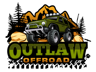 Outlaw Offroad logo design by THOR_