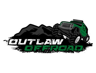 Outlaw Offroad logo design by daywalker