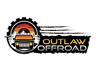 Outlaw Offroad logo design by Suvendu
