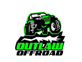 Outlaw Offroad logo design by samuraiXcreations