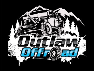 Outlaw Offroad logo design by invento
