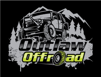 Outlaw Offroad logo design by invento