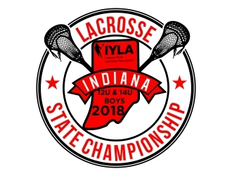 2018 Indiana Lacrosse State Championship logo design by madjuberkarya