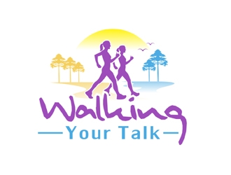 Walking Your Talk logo design by MAXR