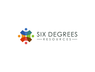 Six Degrees Resources logo design by ndaru