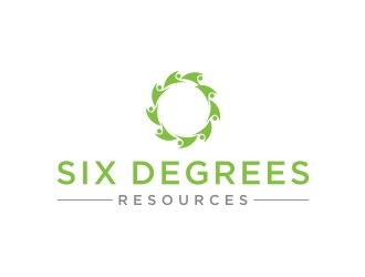 Six Degrees Resources logo design by Franky.
