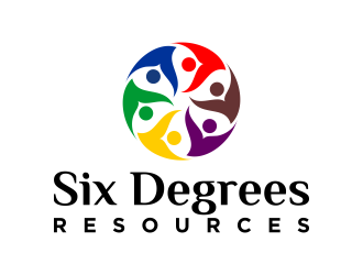 Six Degrees Resources logo design by rykos