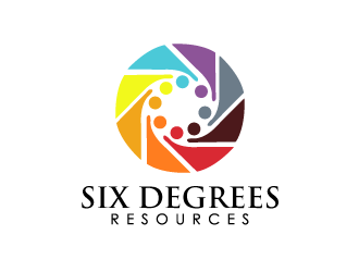 Six Degrees Resources logo design by gearfx