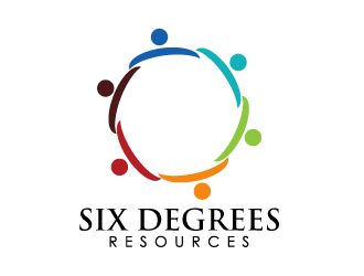 Six Degrees Resources logo design by gearfx
