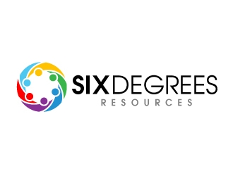 Six Degrees Resources logo design by nexgen
