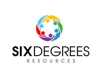 Six Degrees Resources logo design by nexgen