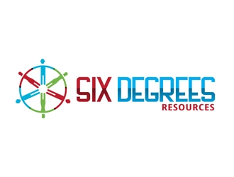 Six Degrees Resources logo design by DreamLogoDesign