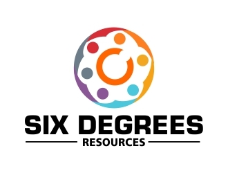 Six Degrees Resources logo design by mckris