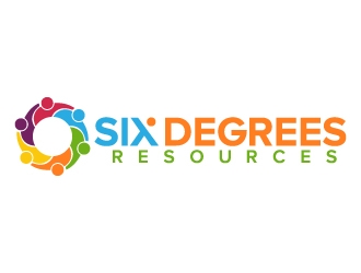 Six Degrees Resources logo design by jaize