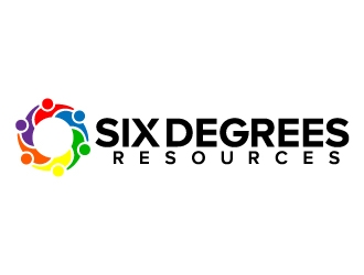Six Degrees Resources logo design by jaize
