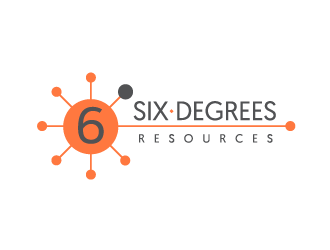 Six Degrees Resources logo design by JoeShepherd