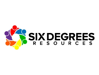 Six Degrees Resources logo design by jaize