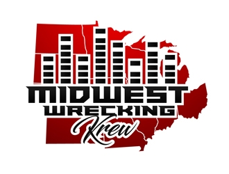 Midwest Wrecking Krew logo design by DreamLogoDesign