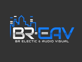BR Electric & Audio Visual logo design by DreamLogoDesign
