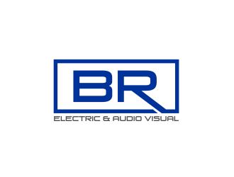 BR Electric & Audio Visual logo design by rdbentar
