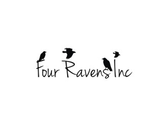Four Ravens Inc. logo design by bricton
