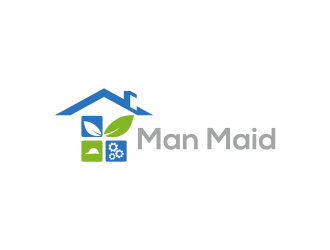 Man Maid logo design by goblin