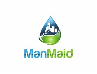 Man Maid logo design by 48art