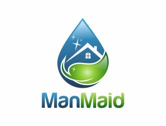 Man Maid logo design by 48art