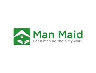 Man Maid logo design by EkoBooM