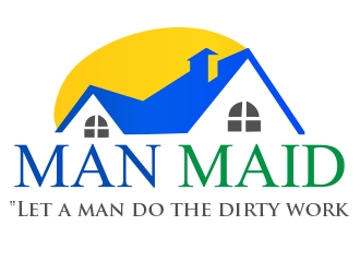 Man Maid logo design by fawadyk