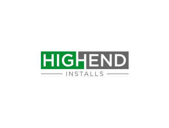 HighEnd Installs  logo design by dewipadi