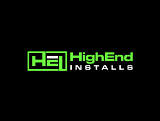HighEnd Installs  logo design by johana