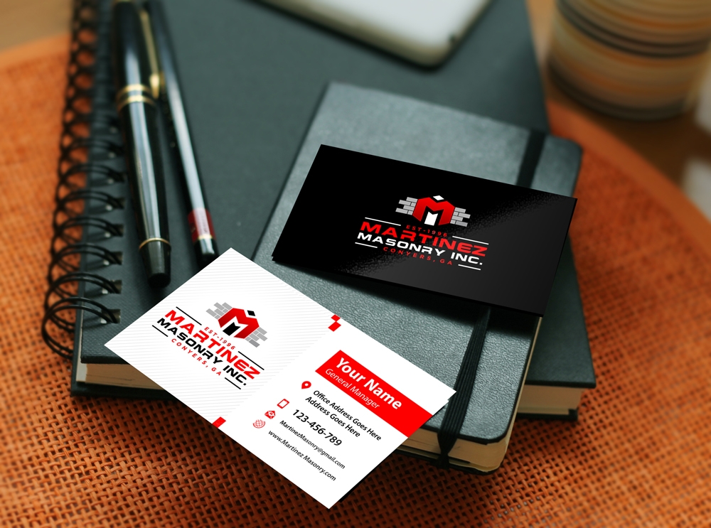 Martinez Masonry Inc. logo design by abss