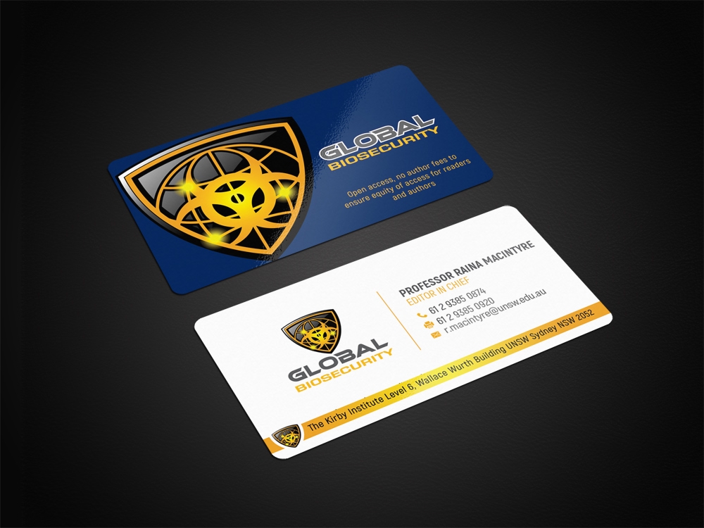 Global Biosecurity logo design by aamir