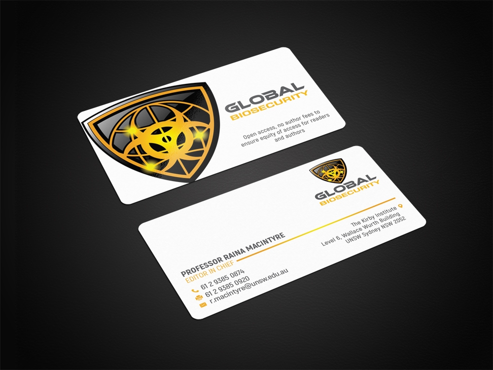 Global Biosecurity logo design by aamir